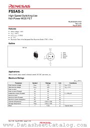 FS5AS-3 datasheet pdf Renesas