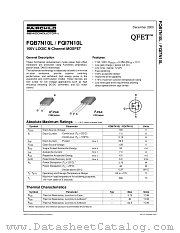 FQB7N10LTM datasheet pdf Fairchild Semiconductor