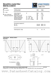 MQF26.5-2000/01 datasheet pdf Vectron