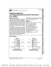 DS90CR215MTD datasheet pdf National Semiconductor