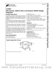 LP3981ILDX-2.83 datasheet pdf National Semiconductor