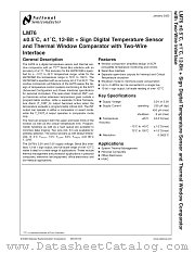 LM76CHM-5 datasheet pdf National Semiconductor