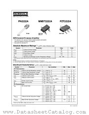 MMBT2222A_NL datasheet pdf Fairchild Semiconductor