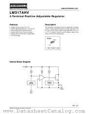LM317AHVT datasheet pdf Fairchild Semiconductor