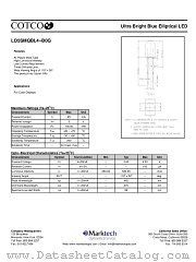 LO5SMQBL4-B0G datasheet pdf Marktech Optoelectronics
