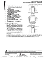 LT1013ACP datasheet pdf Texas Instruments