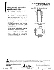 SN74ALS541-1DBR datasheet pdf Texas Instruments