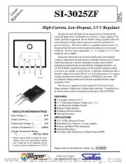 SI-3025ZF datasheet pdf Allegro MicroSystems