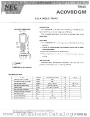 AC0V8DGM-T datasheet pdf NEC