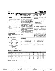 BQ2002GSNTR datasheet pdf Texas Instruments