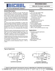 MIC94060 datasheet pdf Micrel Semiconductor