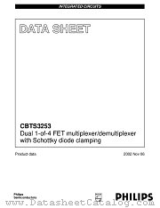 CBTS3253D datasheet pdf Philips