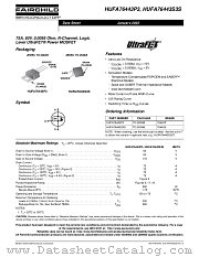HUFA76443S3ST datasheet pdf Fairchild Semiconductor