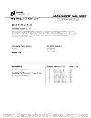 5962-8955201FA(54AC175FMQB) datasheet pdf National Semiconductor