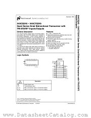5962R9218701MSA(54ACTQ245FMQB-R) datasheet pdf National Semiconductor
