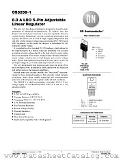 CS5258-1GT5 datasheet pdf ON Semiconductor