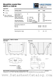 MQF21.4-1500/46 datasheet pdf Vectron