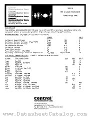 2N3119 datasheet pdf Central Semiconductor