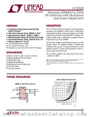 LTC5530 datasheet pdf Linear Technology