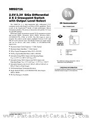 NBSG72A datasheet pdf ON Semiconductor