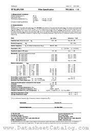TFS300A datasheet pdf Vectron