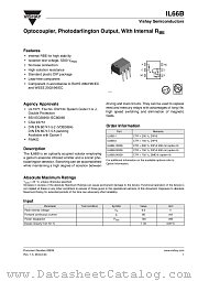 IL66B-1X006 datasheet pdf Vishay