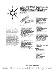 HFBR-57L5AP datasheet pdf Agilent (Hewlett-Packard)