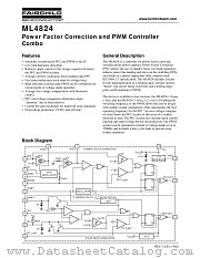 ML4824CP1 datasheet pdf Fairchild Semiconductor