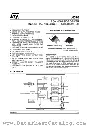 L6370 datasheet pdf ST Microelectronics