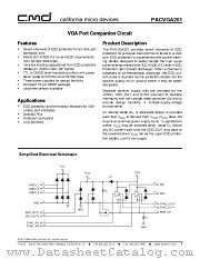 PACVGA201QR datasheet pdf California Micro Devices Corp