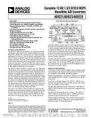 AD9223ARS-REEL datasheet pdf Analog Devices