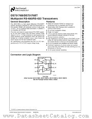DS75176BM datasheet pdf National Semiconductor
