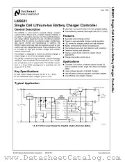 LM3621MX datasheet pdf National Semiconductor