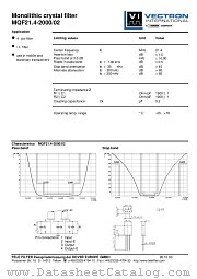 MQF21.4-2000/02 datasheet pdf Vectron