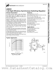LM2651MTC-2.5 datasheet pdf National Semiconductor