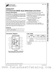 DS26LV31TMX datasheet pdf National Semiconductor