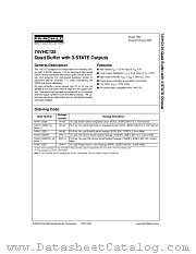 74VHC125MX datasheet pdf Fairchild Semiconductor