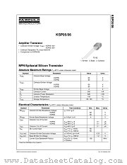 KSP05TA datasheet pdf Fairchild Semiconductor
