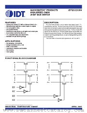 QS32X384Q18 datasheet pdf IDT