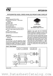 MTC20154TQI1TRA datasheet pdf ST Microelectronics