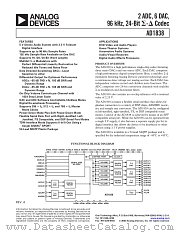 AD1838AS datasheet pdf Analog Devices
