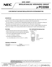 UPC2260V datasheet pdf NEC