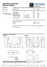 MQF10.7-3000/12 datasheet pdf Vectron