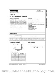 100EL16MX datasheet pdf Fairchild Semiconductor