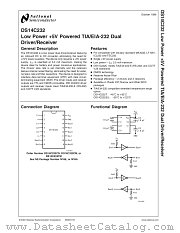 DS14C232CMX datasheet pdf National Semiconductor
