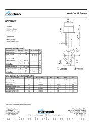 MTE8720W datasheet pdf Marktech Optoelectronics