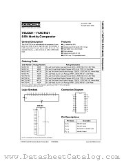 74AC521SJX datasheet pdf Fairchild Semiconductor