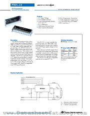 PT7671A datasheet pdf Texas Instruments
