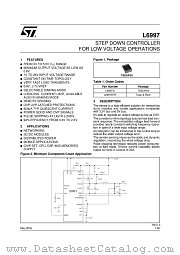 L6997 datasheet pdf ST Microelectronics