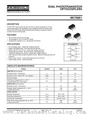 MCT9001W datasheet pdf Fairchild Semiconductor